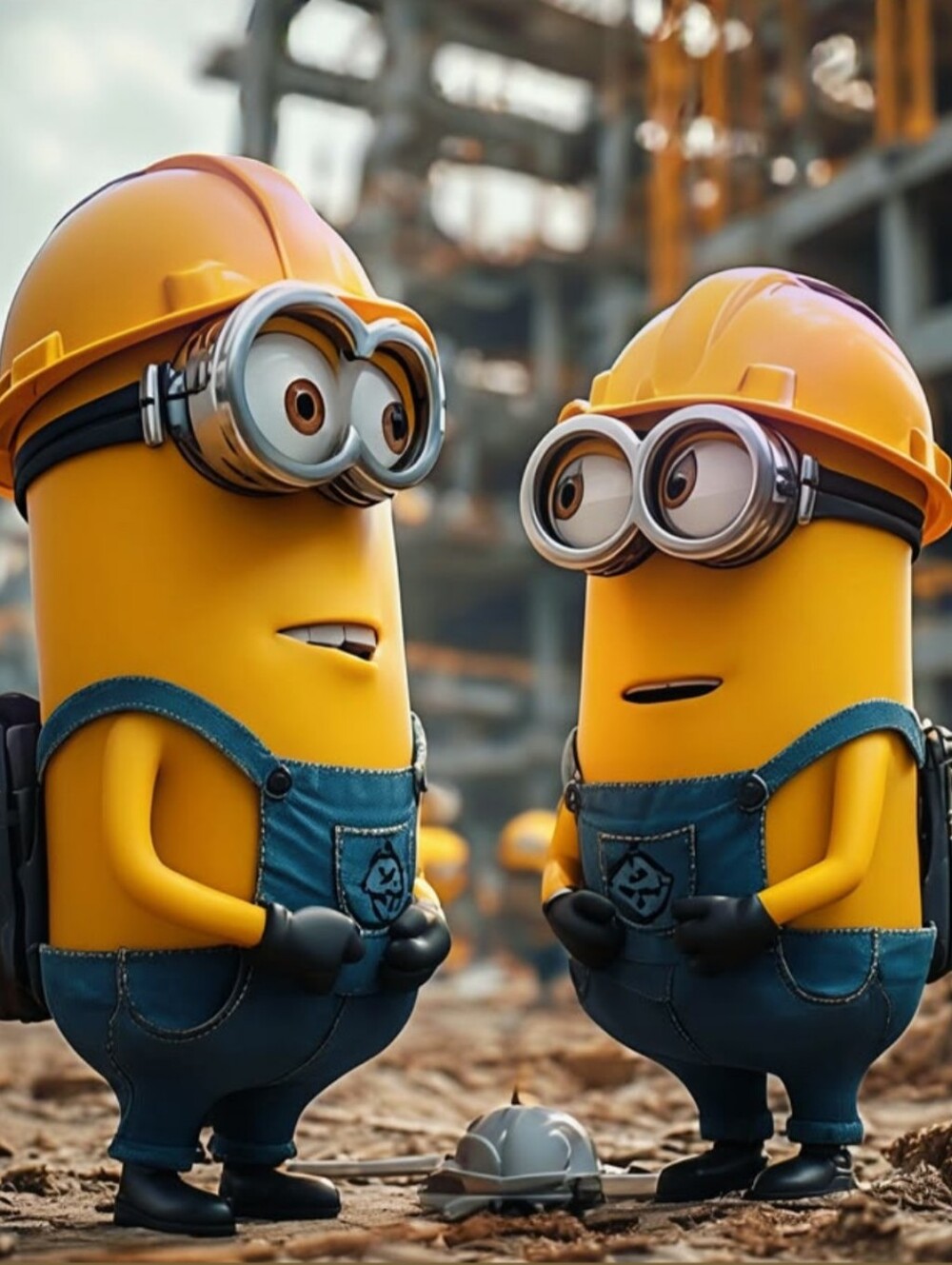 Minions Yellow Hard Hat Kids Costume